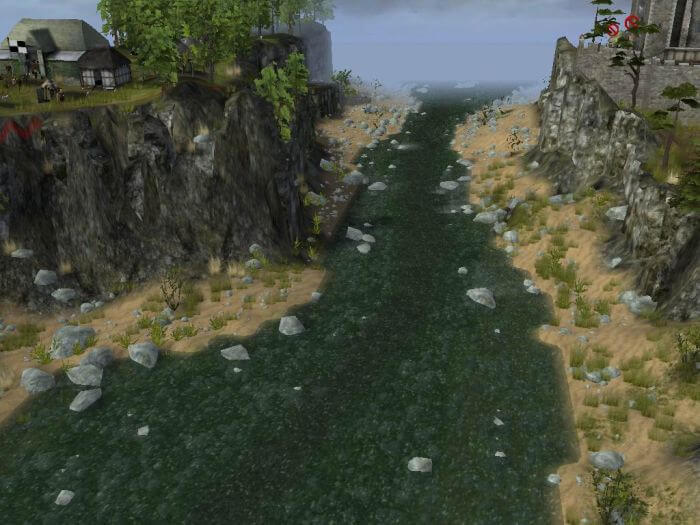 Castle Fedron River Past Castle